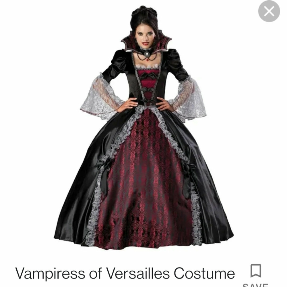 NWT In Character Adult size Small Multicolor Vampires of Versailles Costume